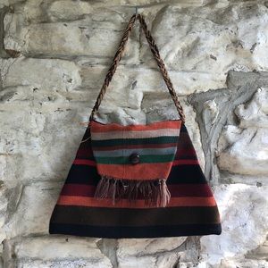 Vintage Handmade Colorblock Purse